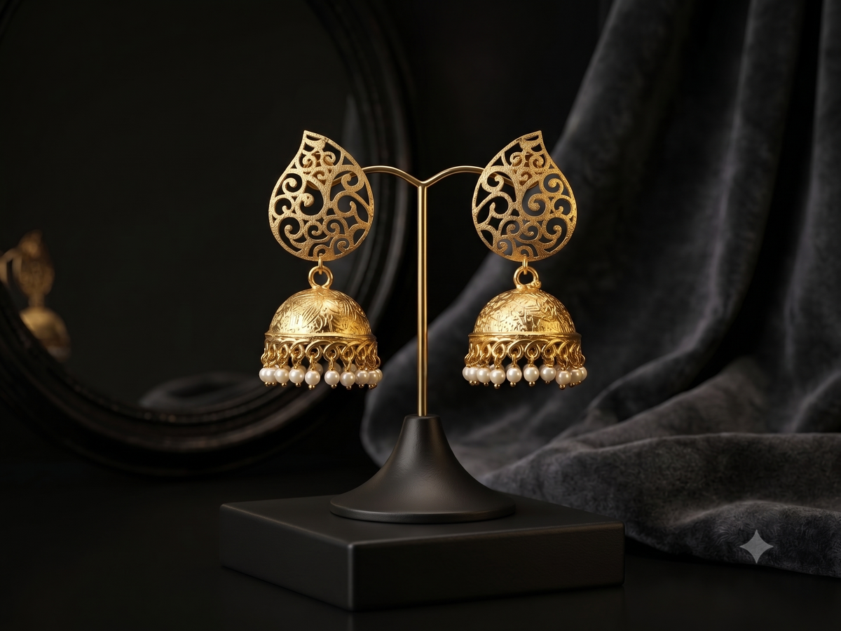 Zarvika Golden Earrings